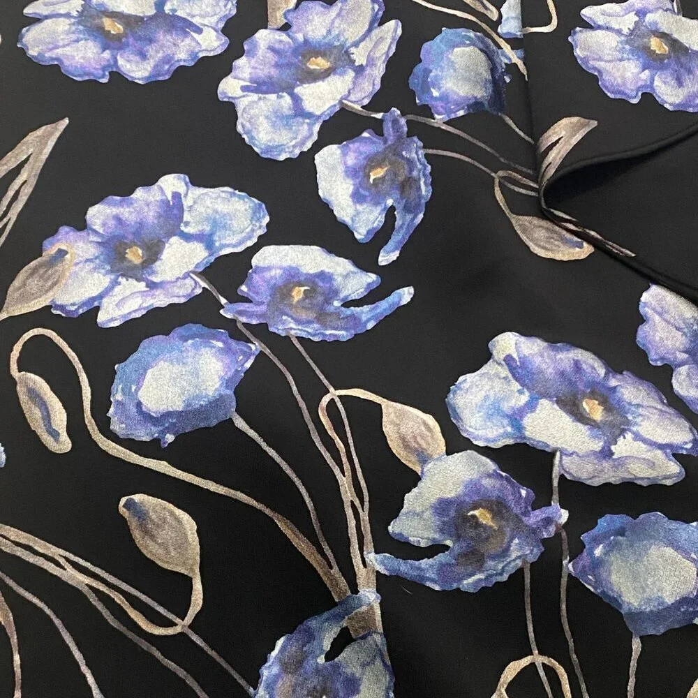 Adrianna Papell metallic print crepe sheath dress knee length women’s 6 NWT - Picture 11 of 16